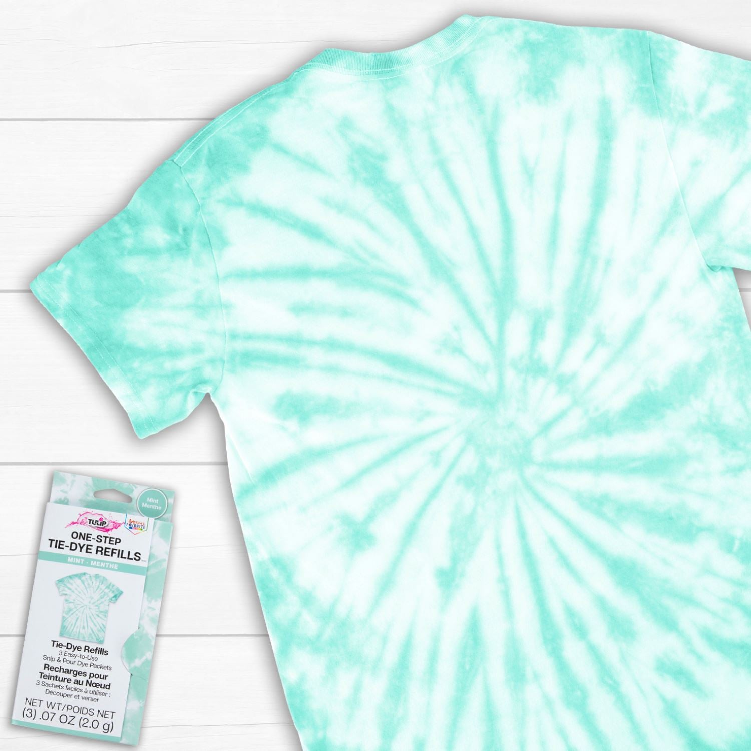 Tulip One-Step Tie-Dye Refills Mint Picture of 47321 One-Step Tie-Dye Refills Mint