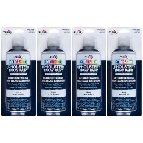 Picture of 37989 ColorShot Outdoor Fabric Upholstery Spray Navy 4 Pack Picture of 37989 ColorShot Outdoor Fabric Upholstery Spray Navy 4 Pack