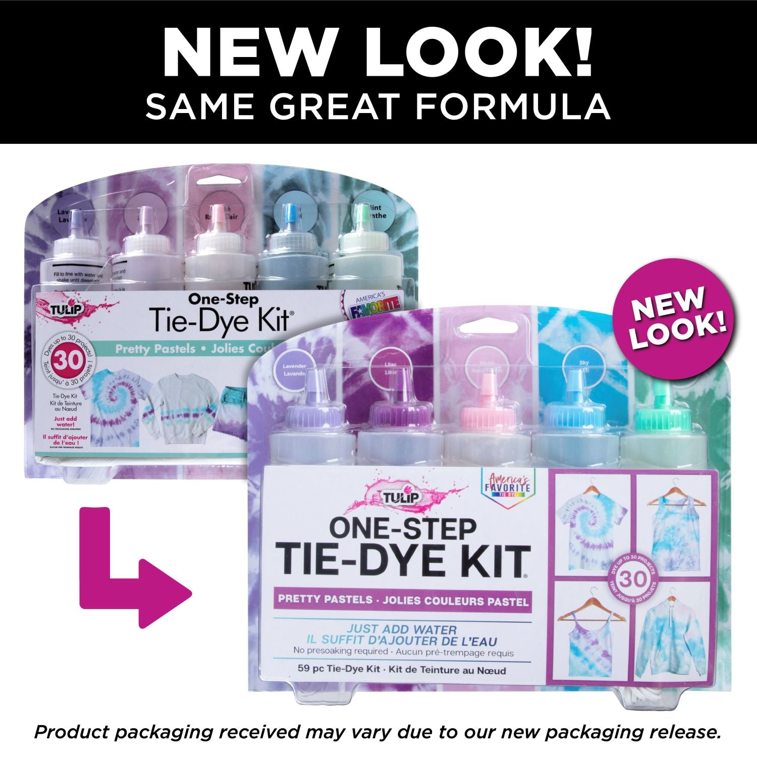 Tulip Pretty Pastels 5-Color Tie-Dye Kit Picture of 44463 Tulip Pretty Pastels 5-Color Tie-Dye Kit