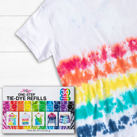 Picture of 45597 Tulip Tie-Dye Refills Rainbow 30 Pack Picture of 45597 Tulip Tie-Dye Refills Rainbow 30 Pack