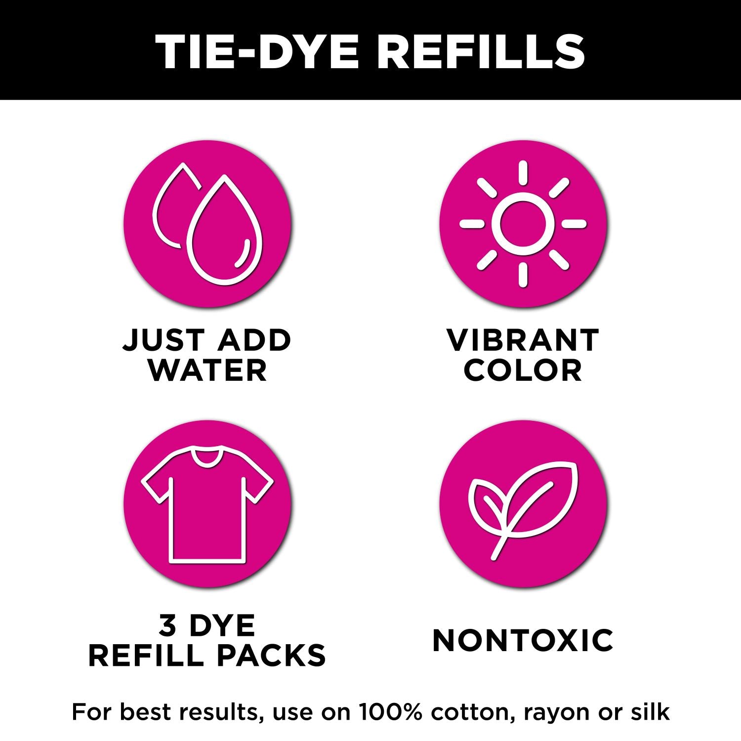 Tulip One-Step Tie-Dye Refills Blue Picture of 29034 One-Step Tie-Dye Refills Blue