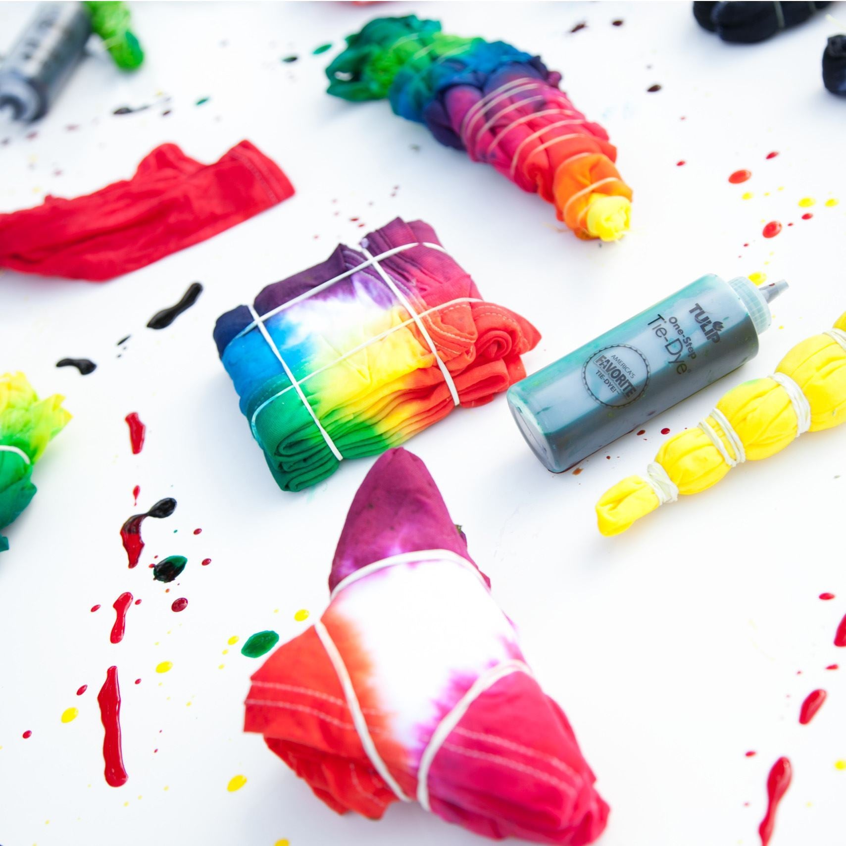 Tulip Rainbow 5-Color Tie-Dye Kit Rainbow 5-Color Tie-Dye Kit guide