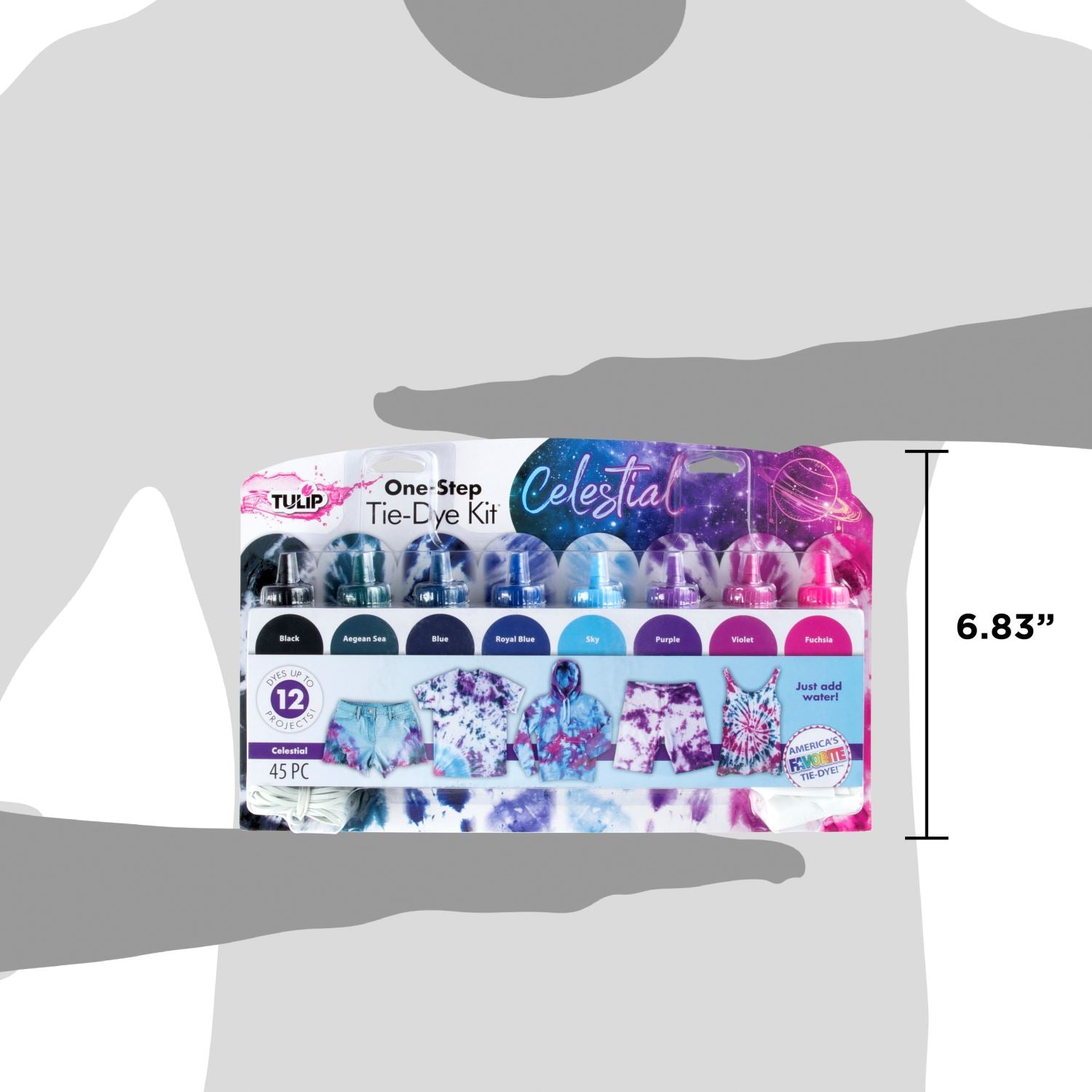 Tulip Celestial 8-Color Tie-Dye Kit Picture of 45082 Tulip Celestial 8-Color Tie-Dye Kit
