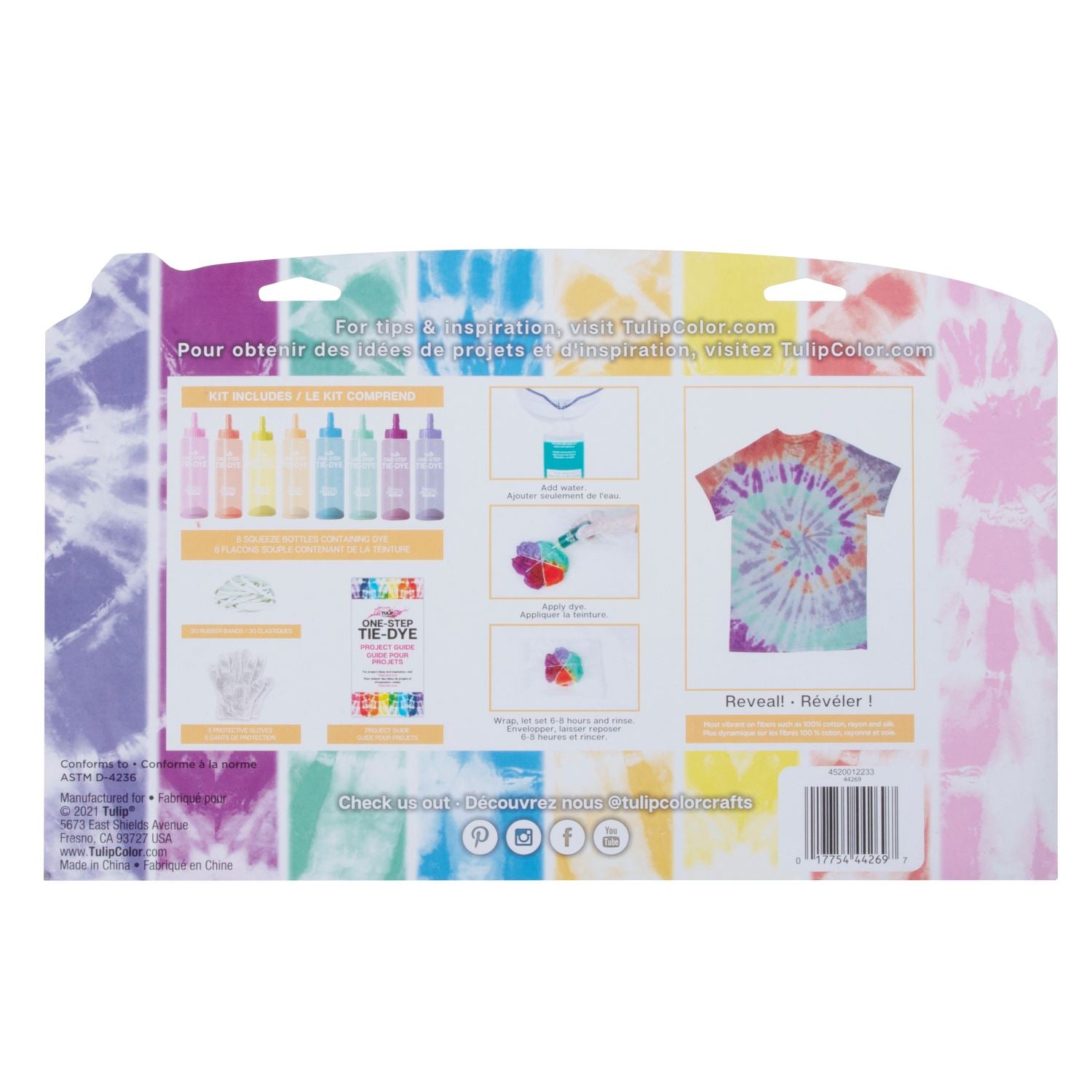 Tulip Ice Cream Shoppe 8-Color Tie-Dye Kit Picture of 44269 Tulip Ice Cream Shoppe 8-Color Tie-Dye Kit