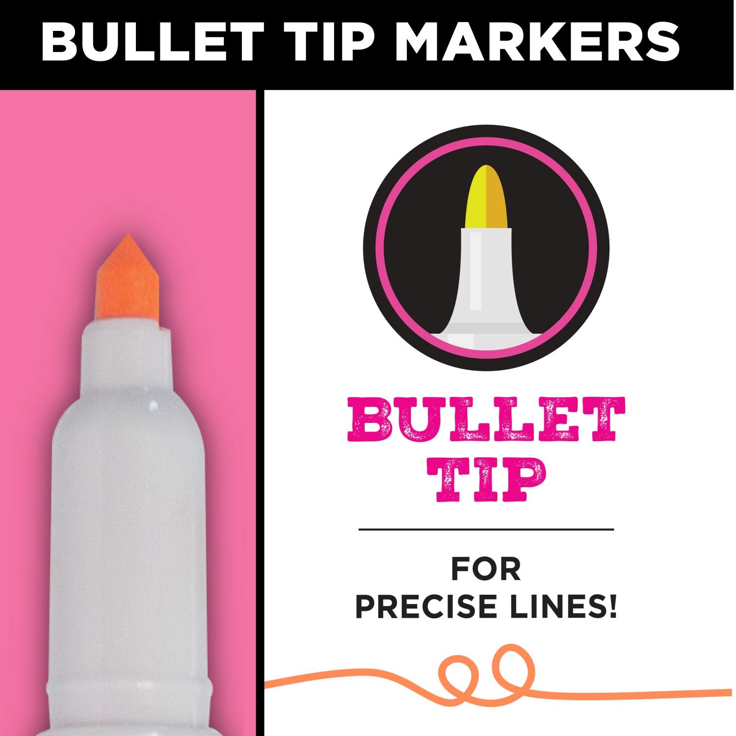 Tulip Graffiti Bullet-Tip Fabric Markers Neon 6 Pack Picture of 37315 Tulip Graffiti Bullet-Tip Fabric Markers Neon 6 Pack