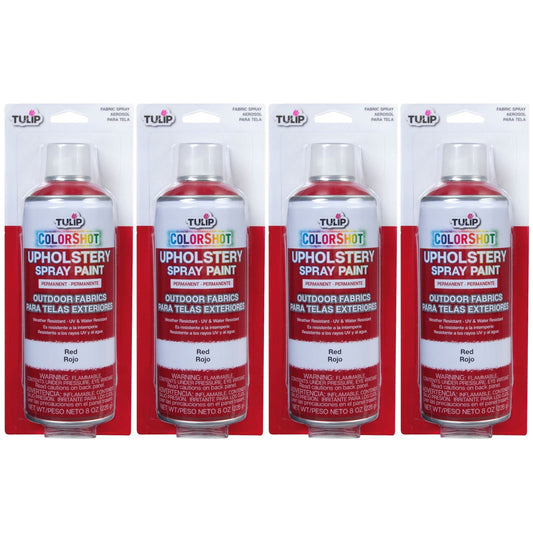 Picture of 37988 ColorShot Outdoor Fabric Upholstery Spray Red 4 Pack
