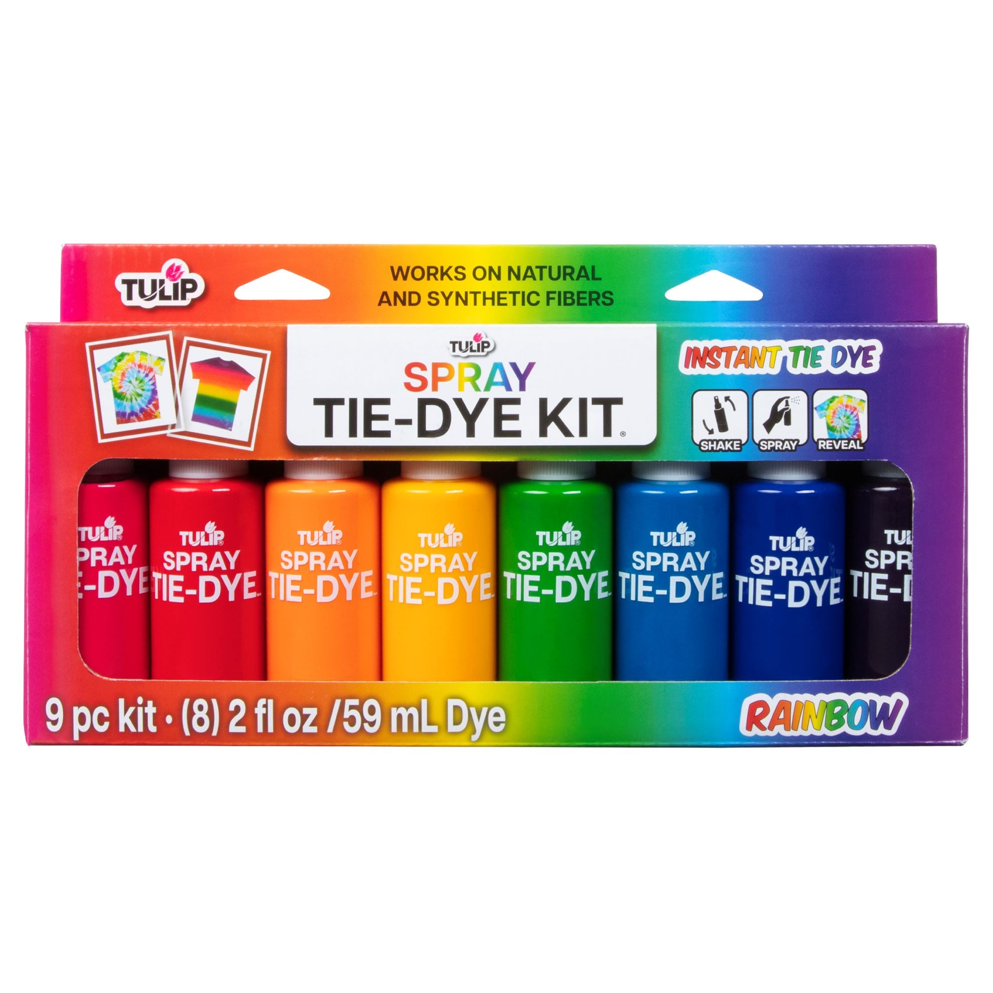 Tulip 40 Piece Two Minute Tie Dye Kit - Each