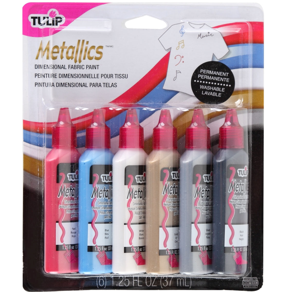 Tulip® Metallics™ Dimensional Fabric Paint