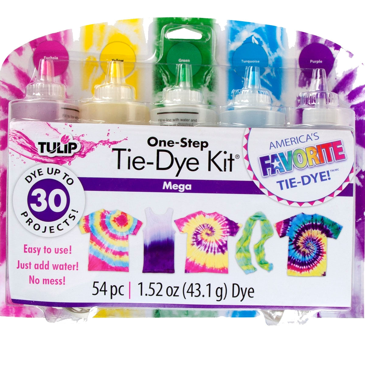 Tulip 30ct Ice Dye One Step Fabric Tie Dye Kit
