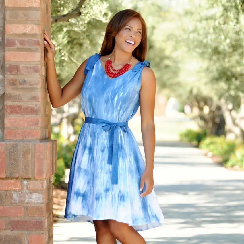 Chic Shibori Sundress