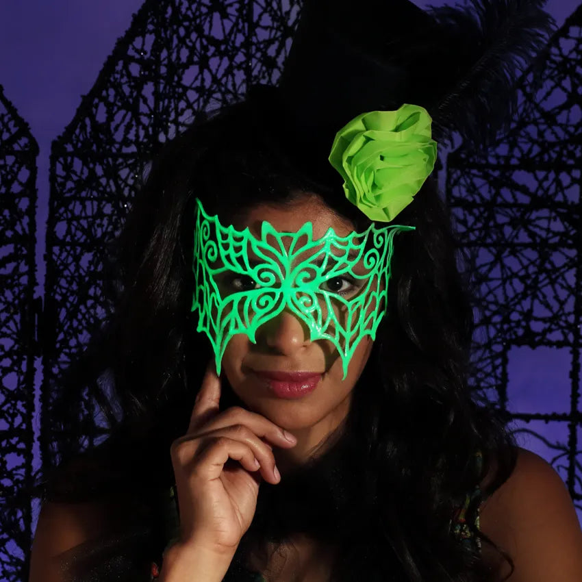 Picture of Enchanted Glow 3D Paint Bat Mask