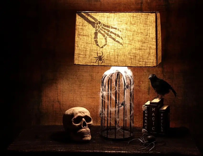 Bone Chilling Skeleton Hand Lampshade