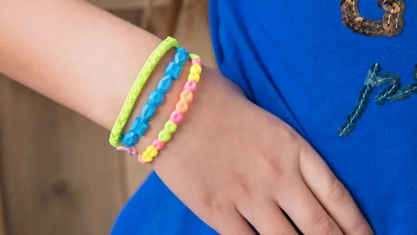 DIY Neon Bracelets
