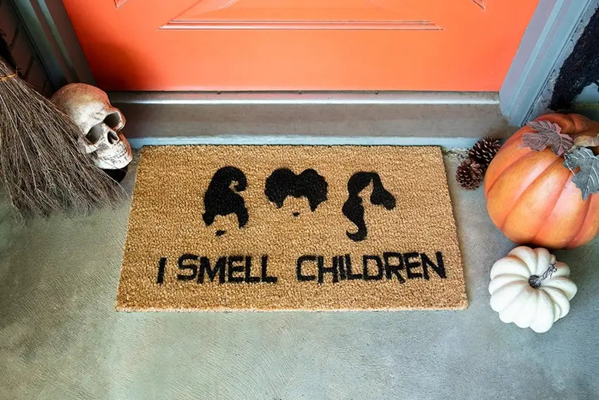 Halloween Movie Quote Doormat