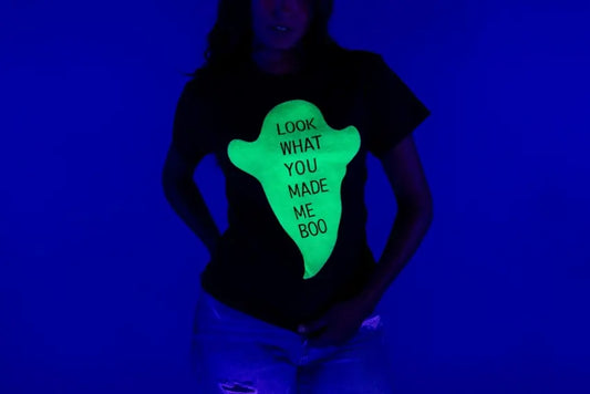 Picture of DIY Halloween Glow Ghost T-shirt