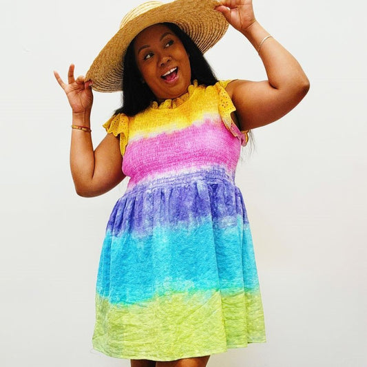 Embrace the Warmth in Style with a DIY Ombre Tie-Dye Sundress