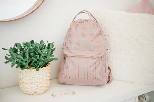 How to Decorate a Backpack with Tulip Dazzling Glitter Paint