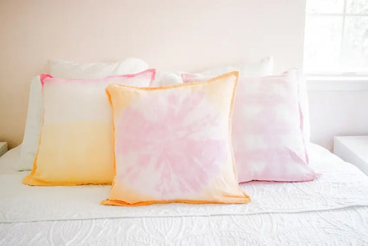 How To Tie Dye Throw Pillows