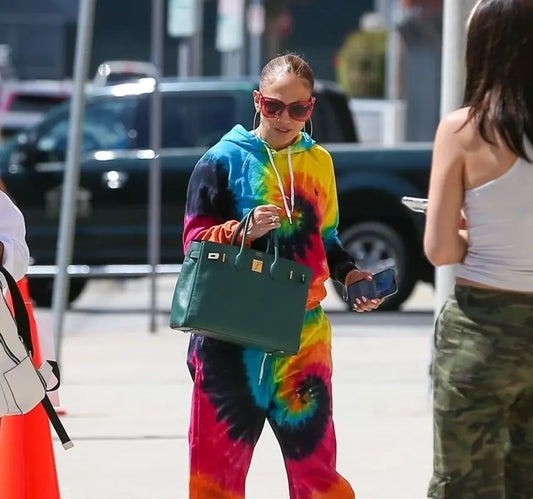 J-Lo's Tie-Dye Sweatsuit