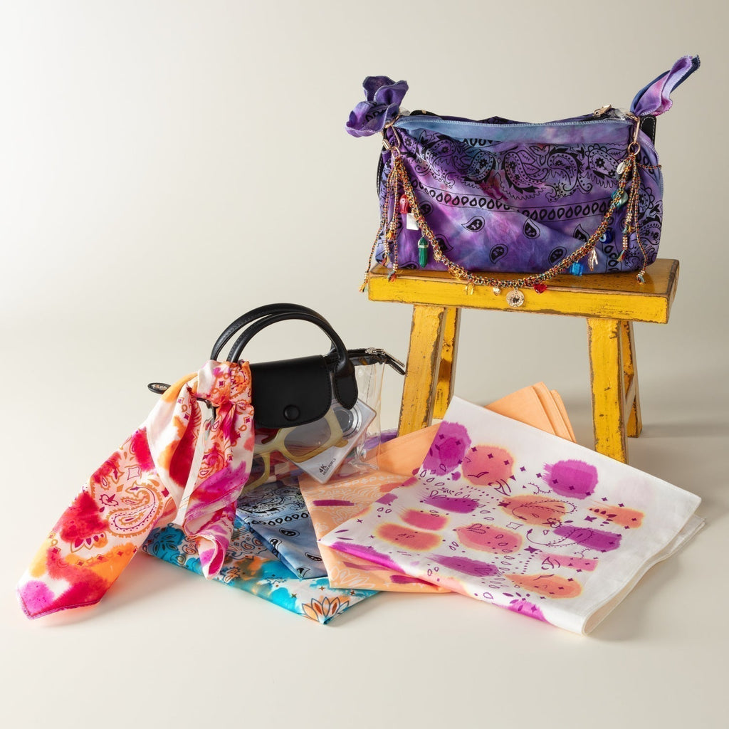 Customize Your Clear Concert Bags with Tie-Dye Bandanas – Tulip