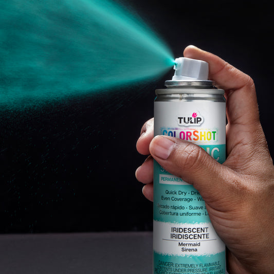 how to create an even spray with fabric paint