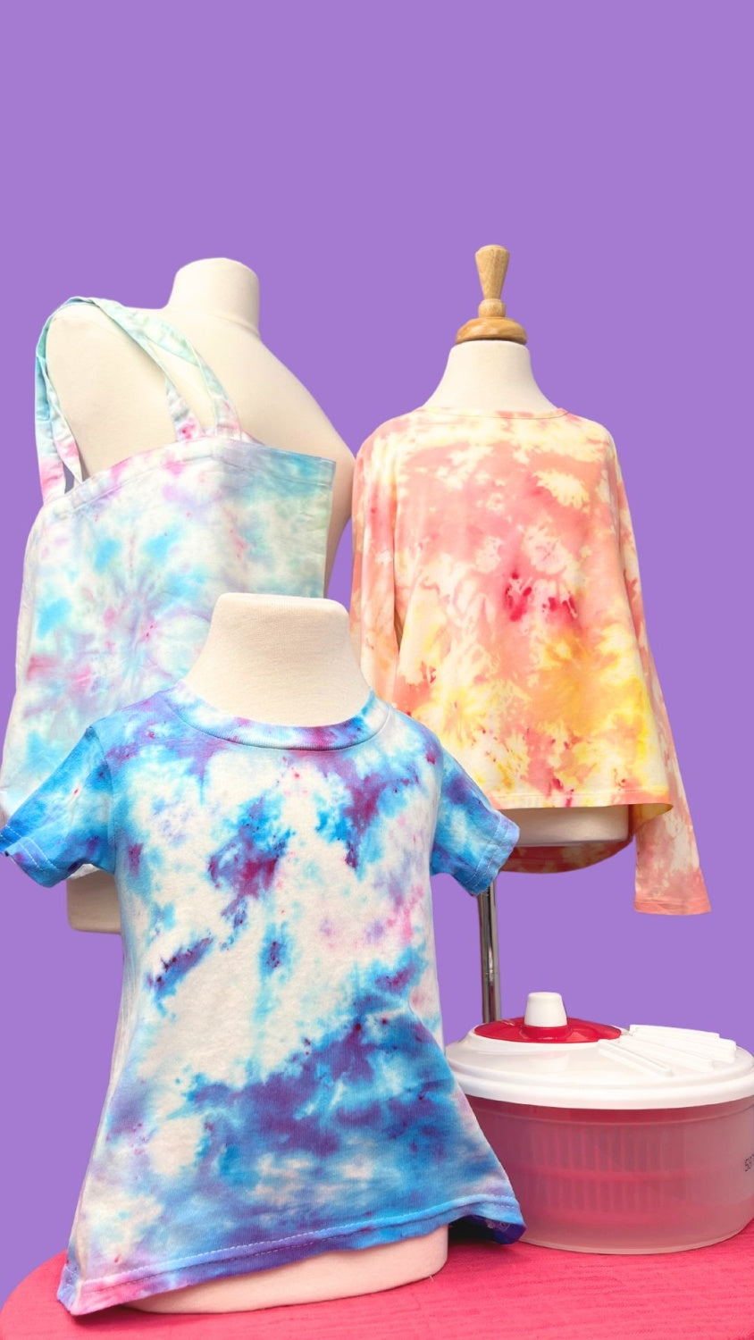 Tie-Dye T-shirt & Totes with Spin Art Tie-Dye Studio