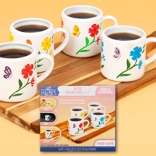 Tulip Buds & Blossoms Mug Painting Kit