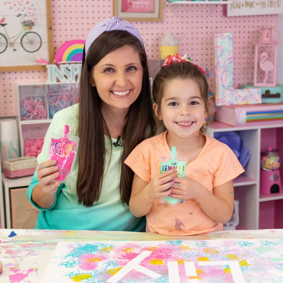 tempera paint techniques for kids