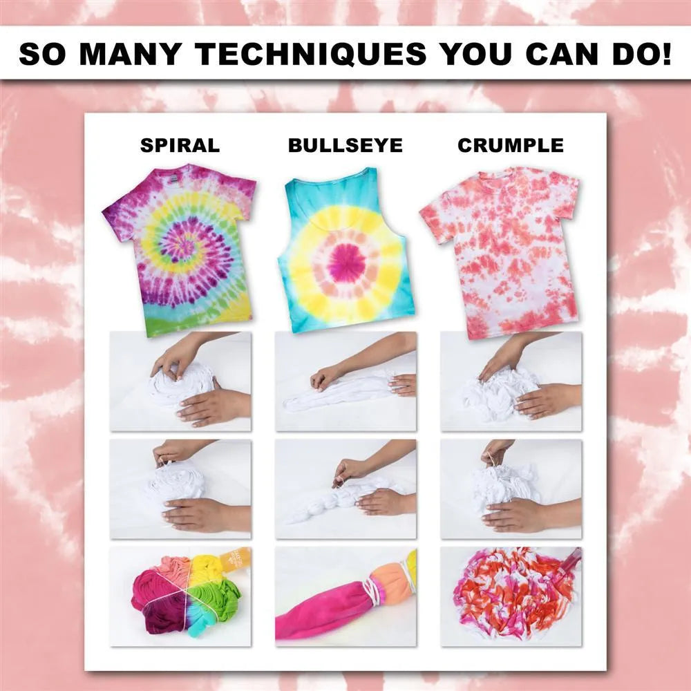 What is the easiest tiedye technique? Tulip Color Crafts