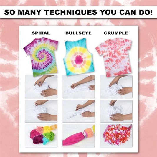 What is the easiest tie-dye technique?