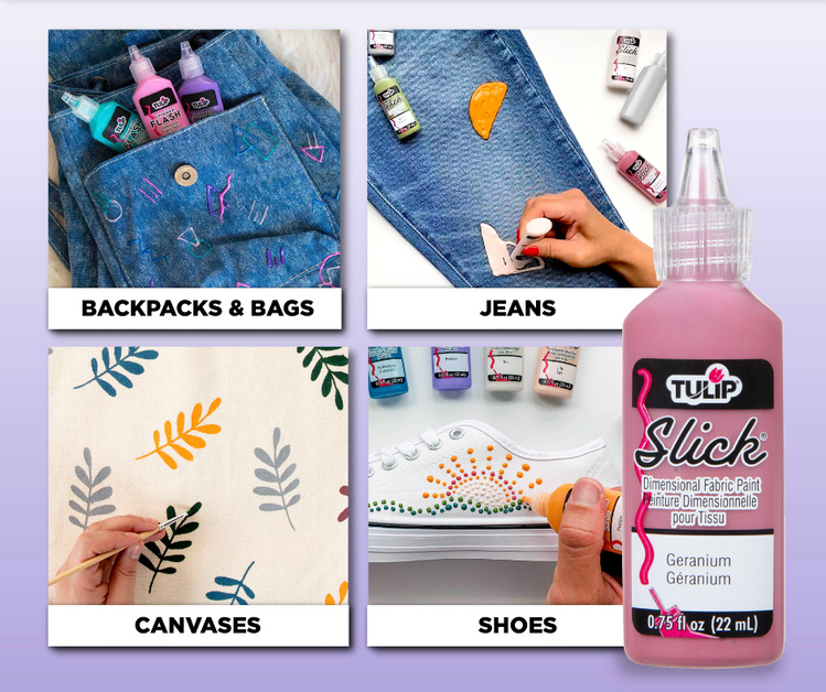 What surfaces can you use Puff Paint on? Tulip Color Crafts