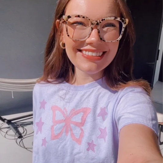 How to Make a Color Changing Butterfly Shirt with Dye and Paint