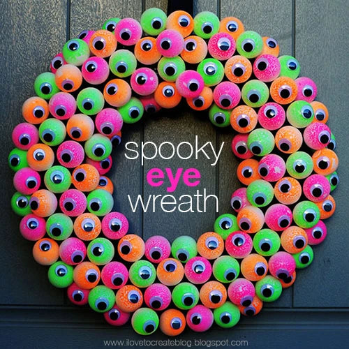 Spooky Eyeball Wreath