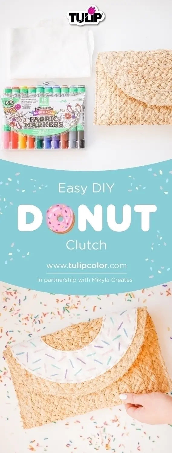 Easy DIY Donut Clutch Purse
