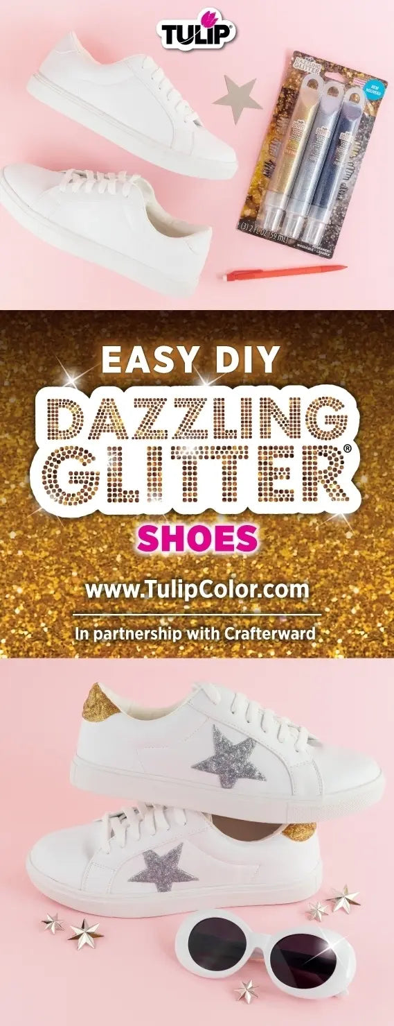 Tupelo Creative: Glitter Spray Paint your old shoes!!!