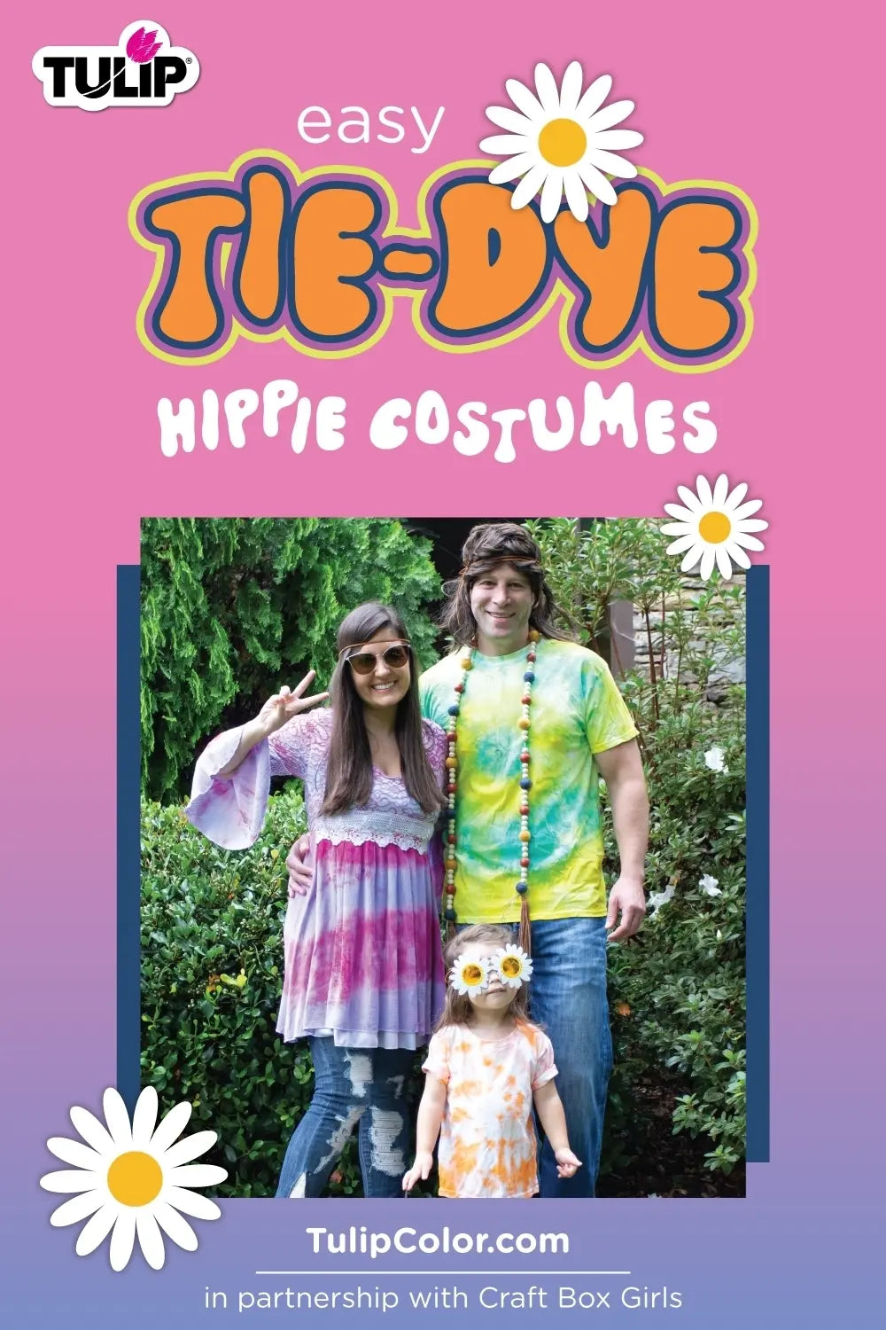Easy Hippie Costumes for the Whole Fam Tulip Color Crafts
