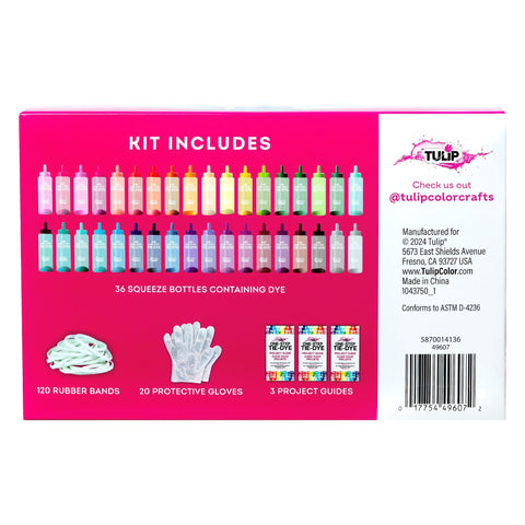 Picture of 49607 Tulip Color Mania 36-Color One-Step Tie-Dye Kit