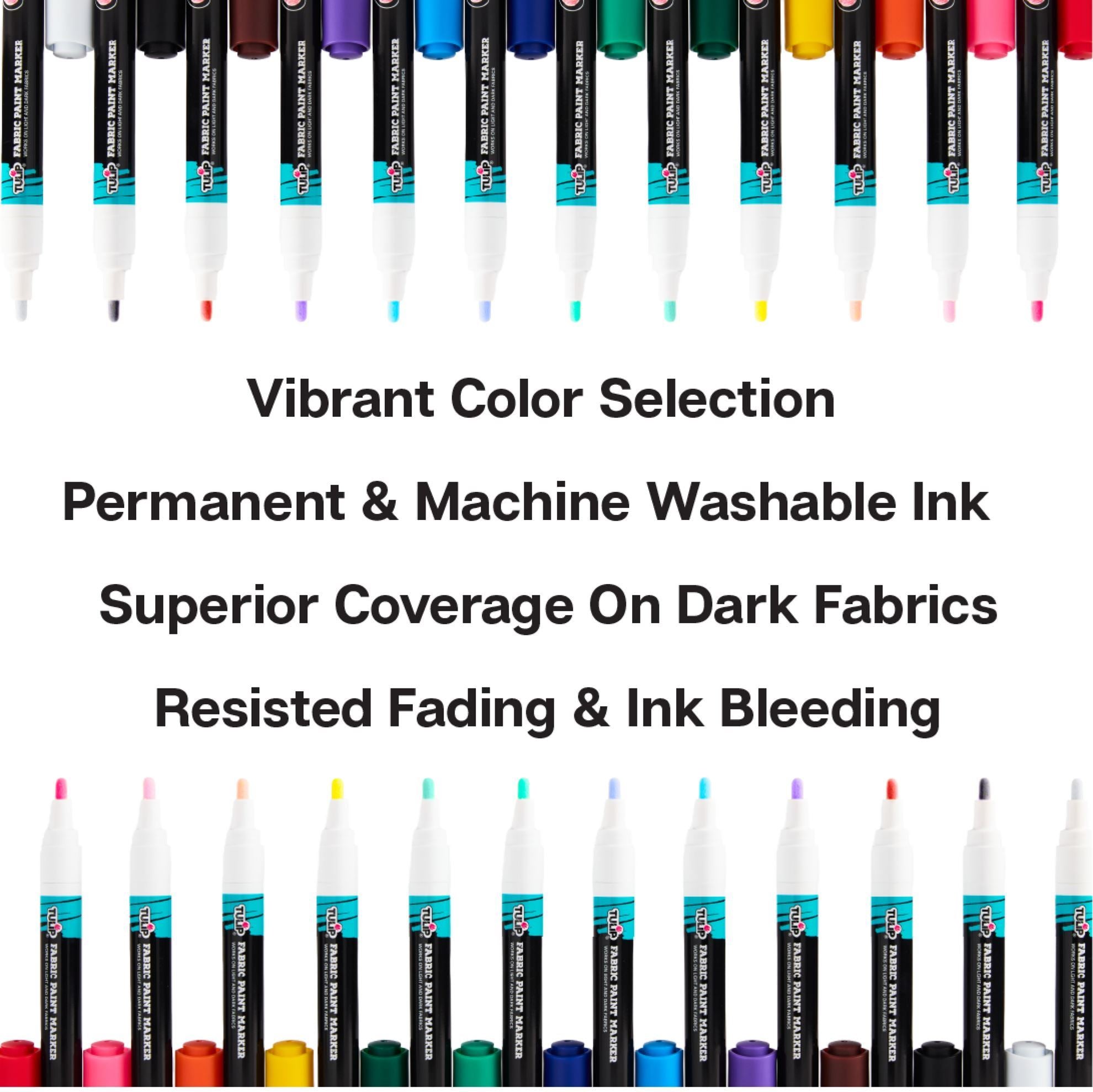 Picture of 49919                               TULIP FABRIC PAINT MARKER 12PK                    