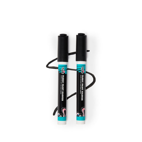 Picture of 50027 Tulip Bullet Tip Fabric Paint Markers Black 2 Pack