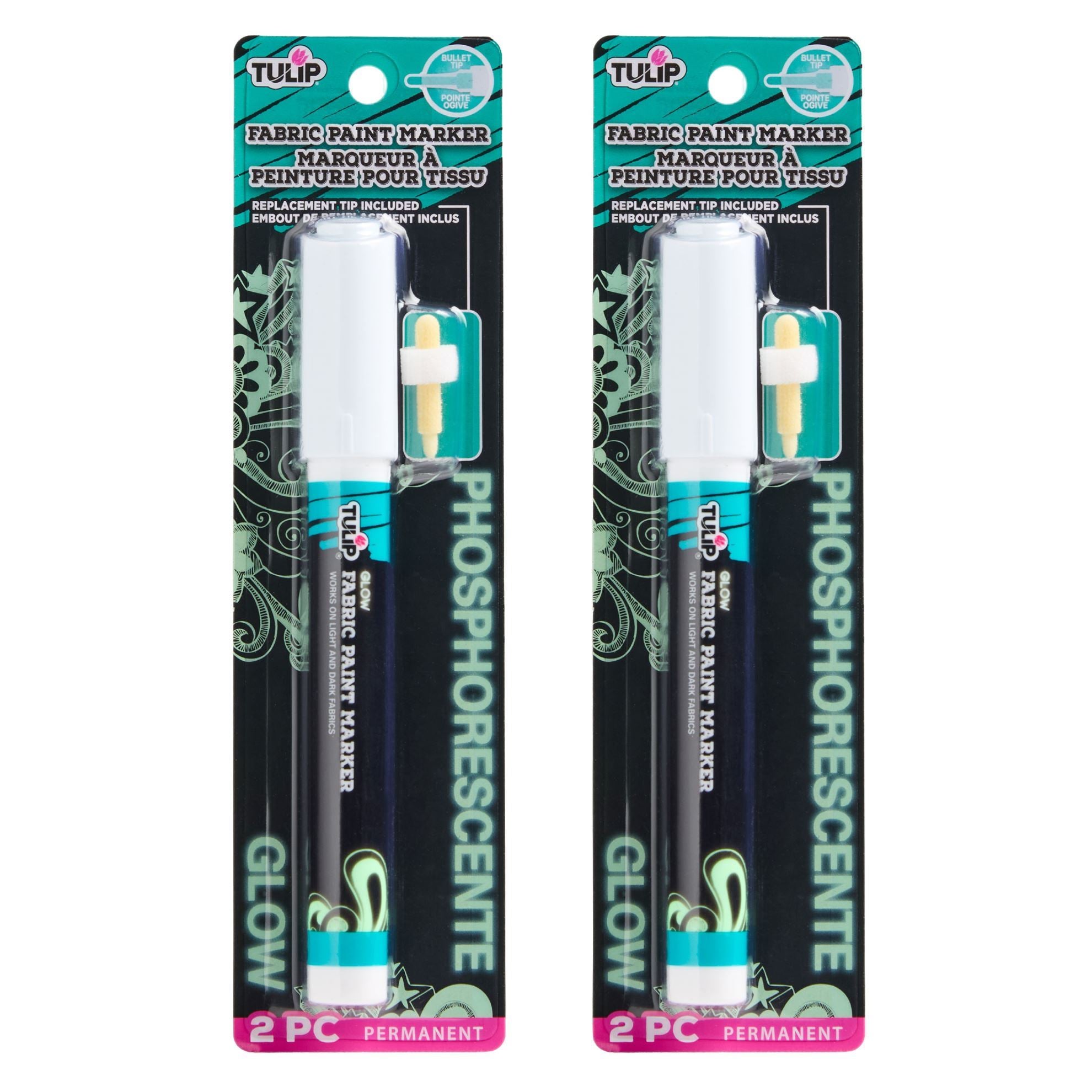 Picture of 50012-1                             GLOW IN THE DARK FABRIC MARKER + NIB REPLACEMENT  