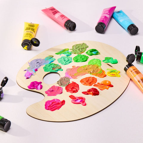 Picture of 49972-1 Tulip Rainbow Fabric Paint 10 Pack