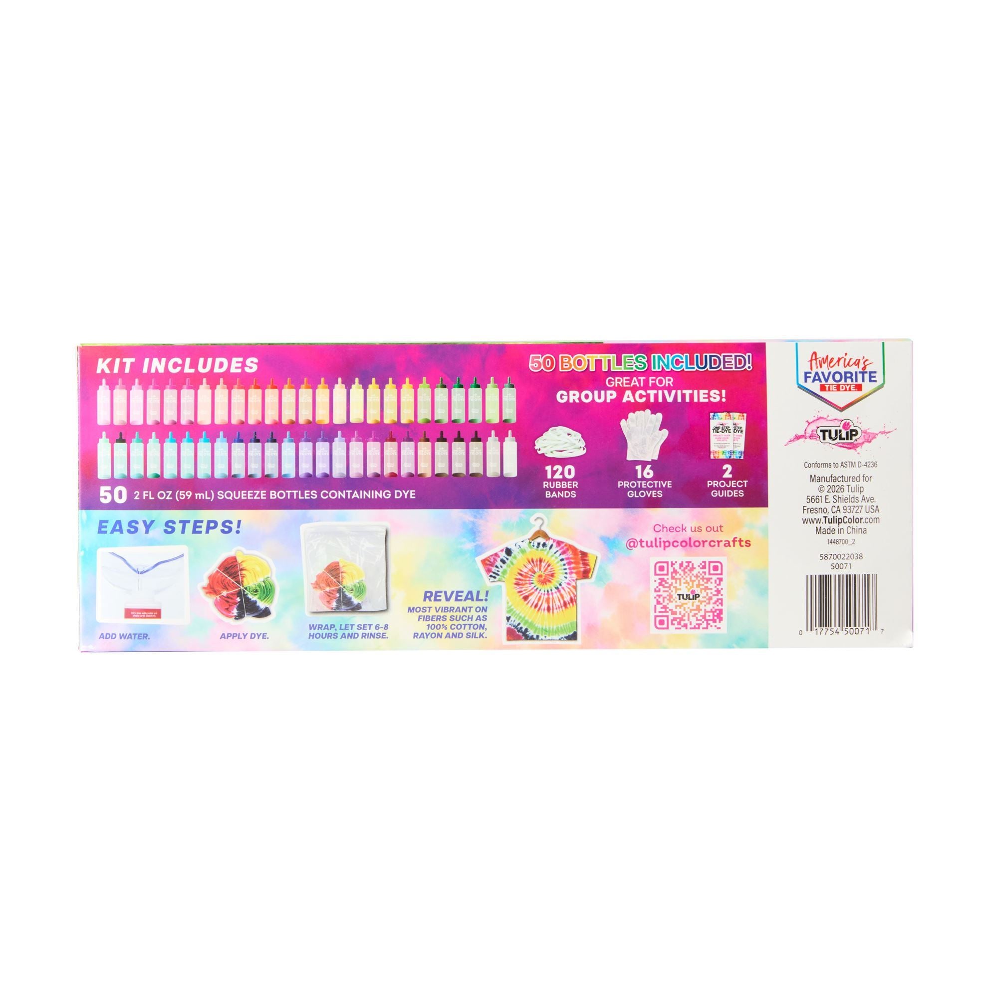 Picture of 50071 Tulip One-Step Tie-Dye 50 Color Party Kit