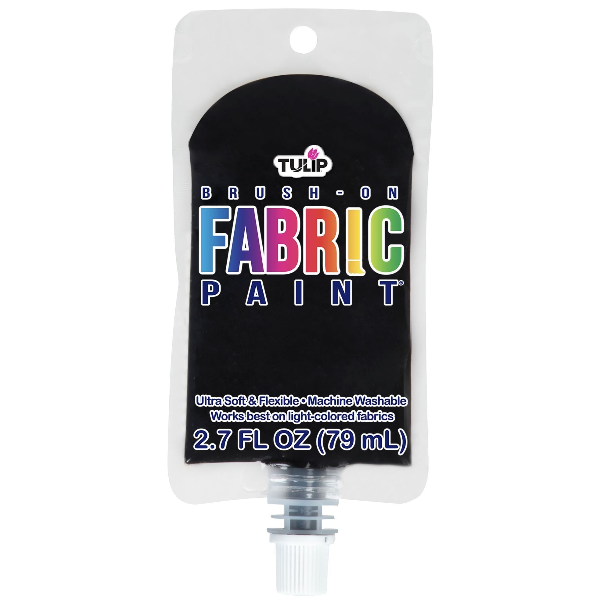 Picture of 49857 Tulip Brush-On Fabric Paint Black 2.7 fl. oz.