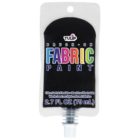 Picture of 49857 Tulip Brush-On Fabric Paint Black 2.7 fl. oz.