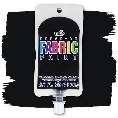 Picture of 49857 Tulip Brush-On Fabric Paint Black 2.7 fl. oz.