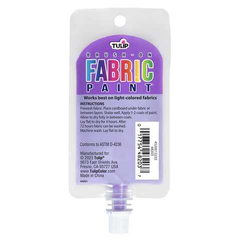 Picture of 49862 Tulip Brush-On Fabric Paint Purple 2.7 fl. oz.