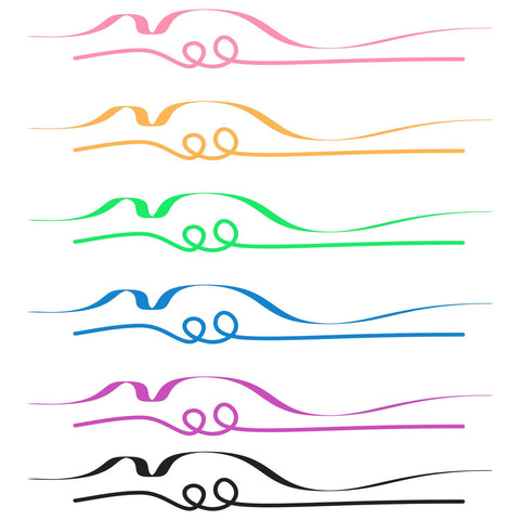 Picture of 40269 Tulip Graffiti Dual-Tip Fabric Markers Neon 6 Pack
