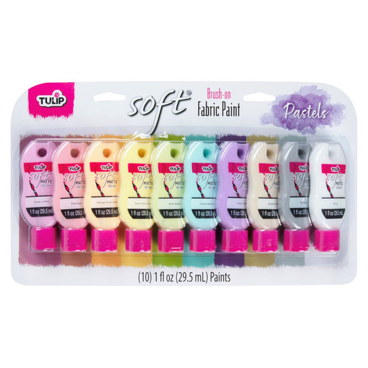 Picture of 47797 Tulip Brush-On Fabric Paint Pastels 10 Pack