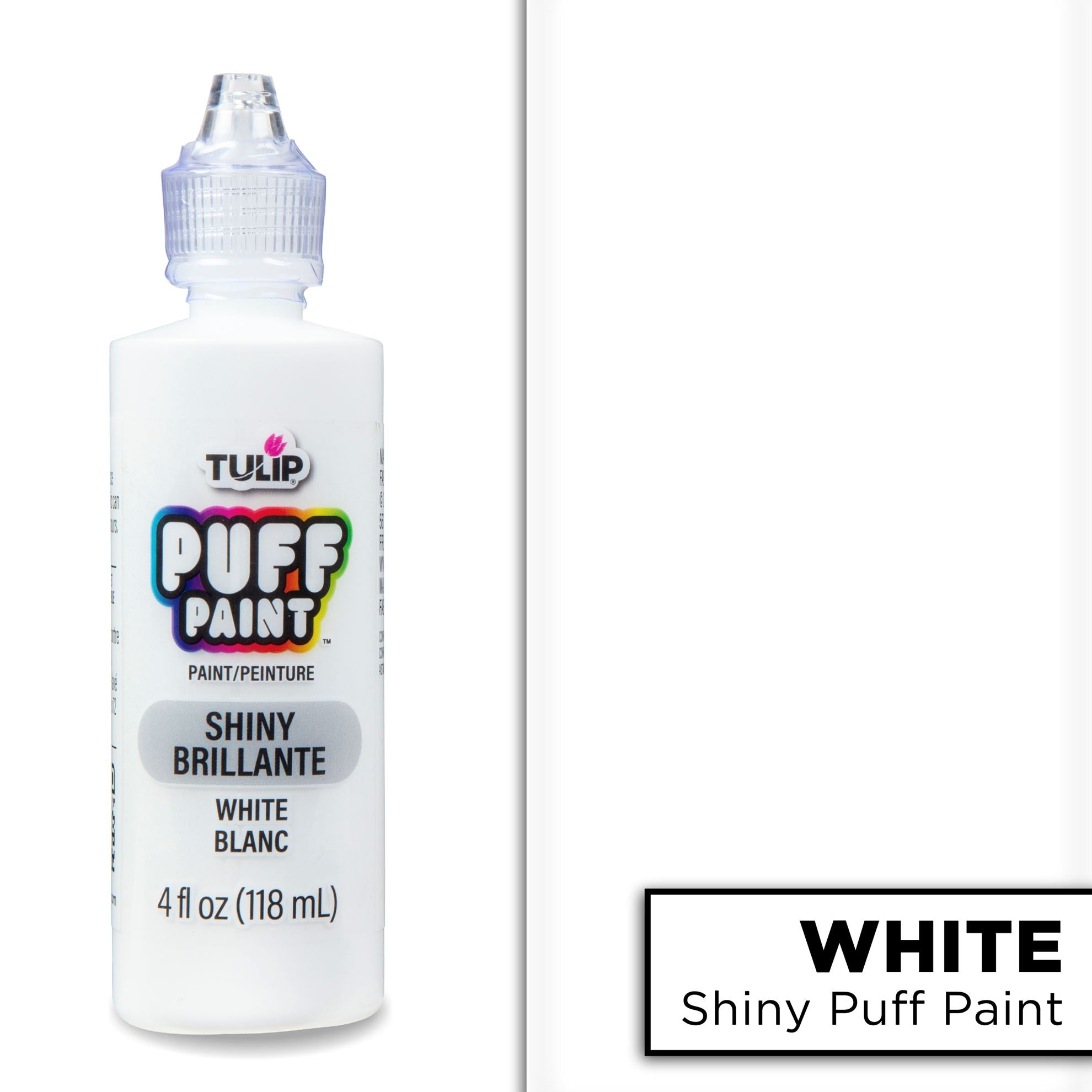 Picture of 41406 Tulip Dimensional Fabric Paint Slick White 4 fl. oz.