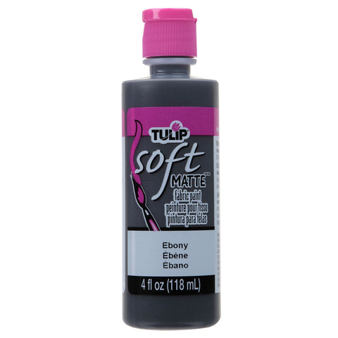 Picture of 47939                               TULIP SOFT FABRIC PAINT MATTE EBONY 4OZ           